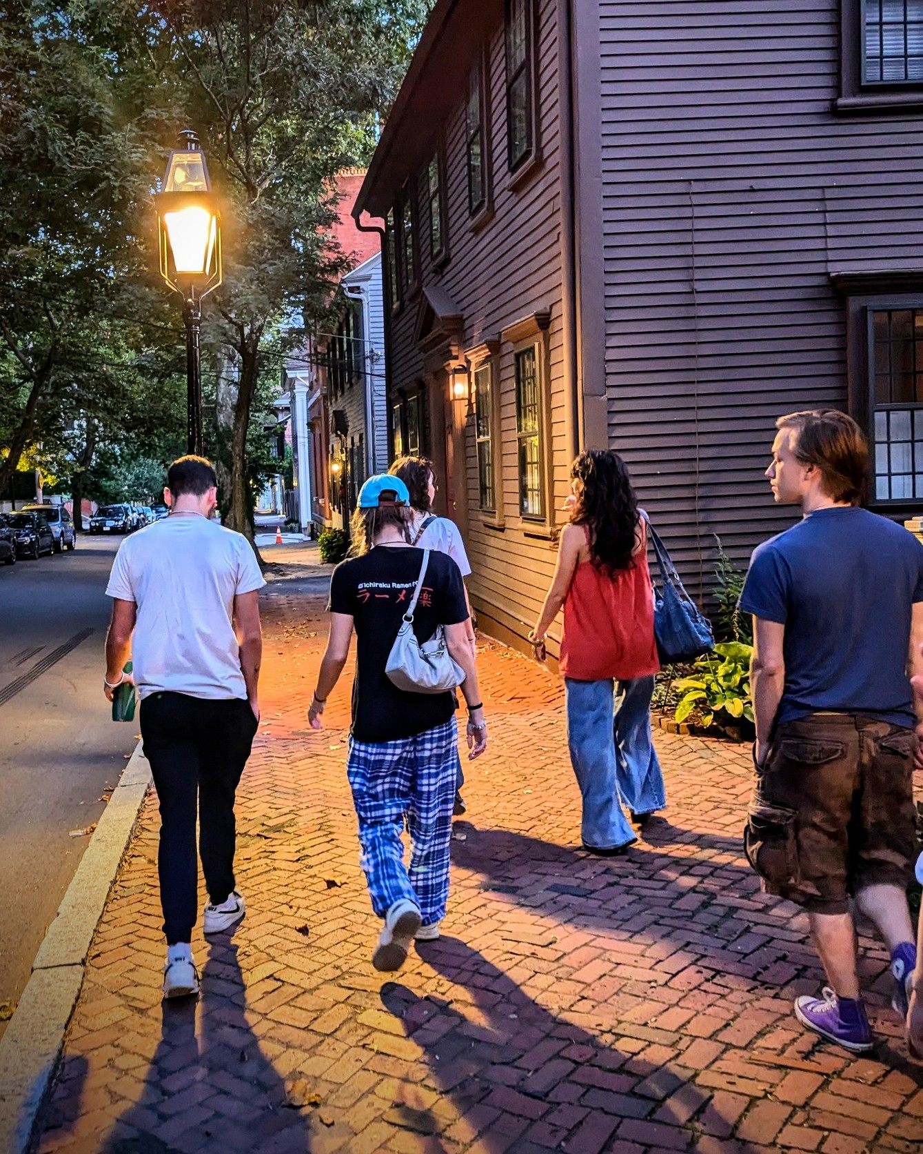 group on haunted history tour of providence rhode island